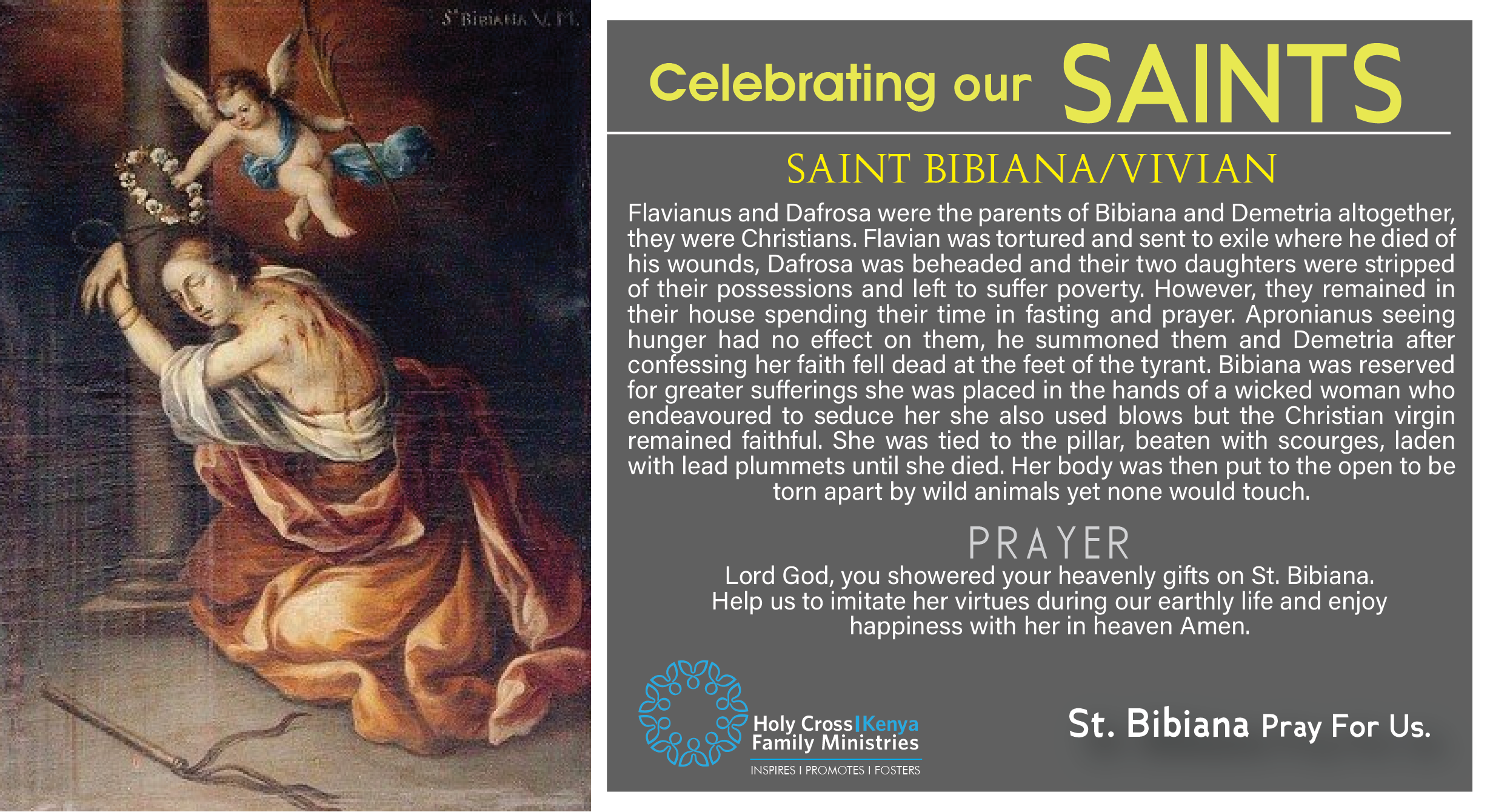Celebrating Our Saints